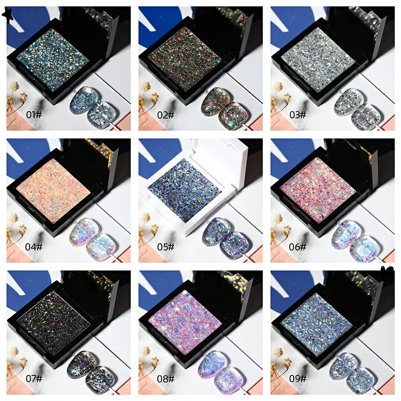 Glitter Gel Nail Polish Solid Sequins UV 5g 36 Colors UV/LED Reflective Gel Polish Nail Art Semi Permanent Accesorios Manicure