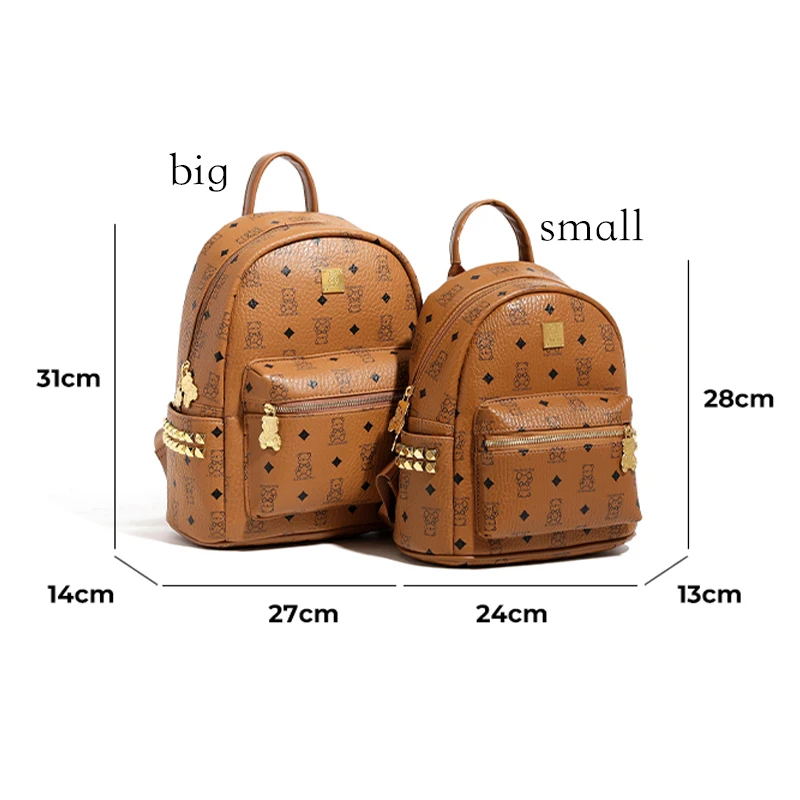 Cute Print Bookbag For College Girls，Large Capacity School Bag, Versatile Daypack Class Travel,Women's Fashion Stylish Backpack﻿