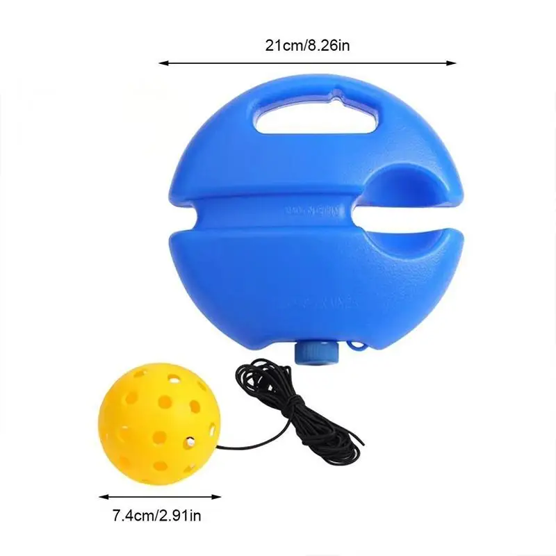 Pickleball Trainer Ball with String Rebound Training Equipment Improve Pickleball Skills for Indoor Outdoor Practice