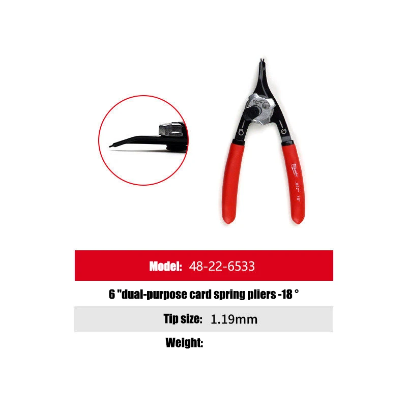 Milwaukee 6-Zoll 18 ° /90 ° Kombizange mit Kartenfeder, umwandelbare Handwerkzeugzange 4932492490/4932492492 – Detail 9