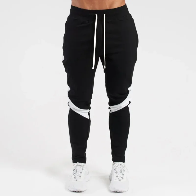 Mens Joggers Casual Pants Fitness Men Sportswear Tracksuit Bottoms Skinny Sweatpants Trousers Black Gyms Jogger Track Pants