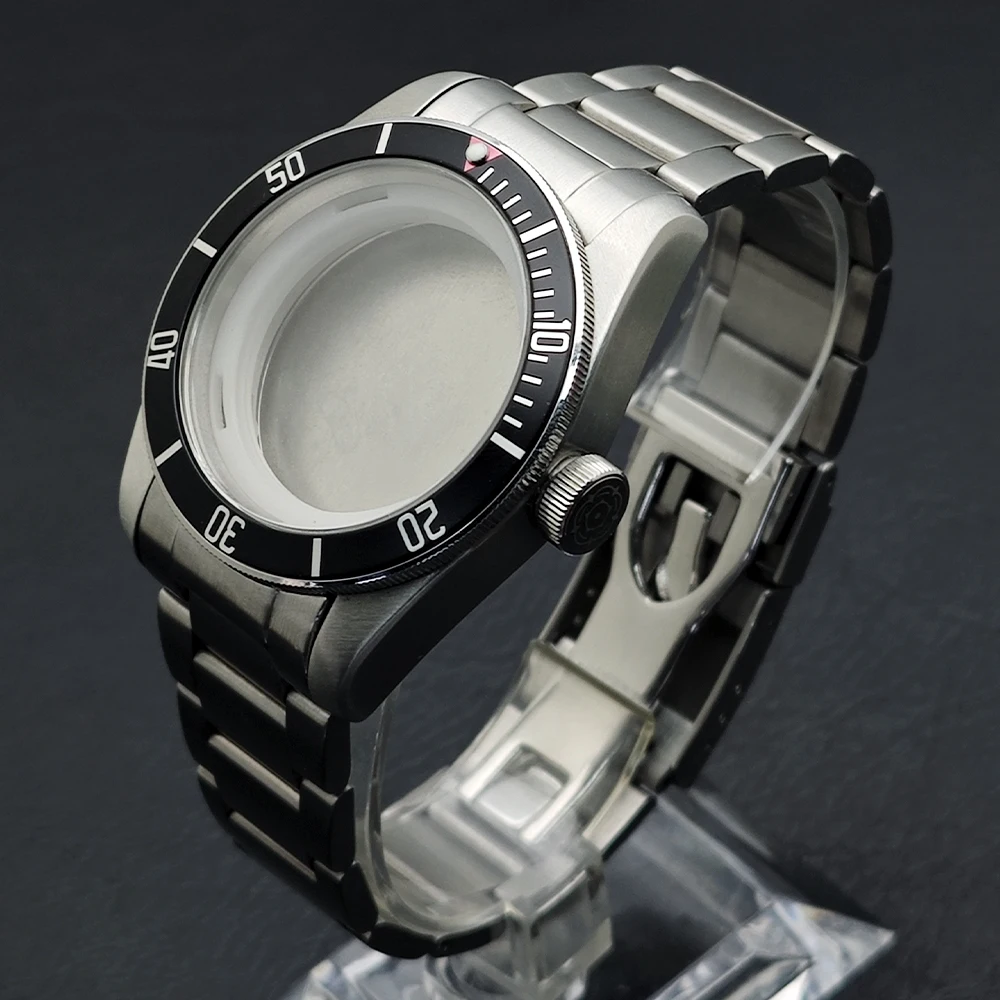 Cassa da 41 mm/30,5/31 mm quadrante verde luminoso adatto per accessori movimento 8215/8285 cinturino orologio da 22 mm parti di orologi orologi per uomo