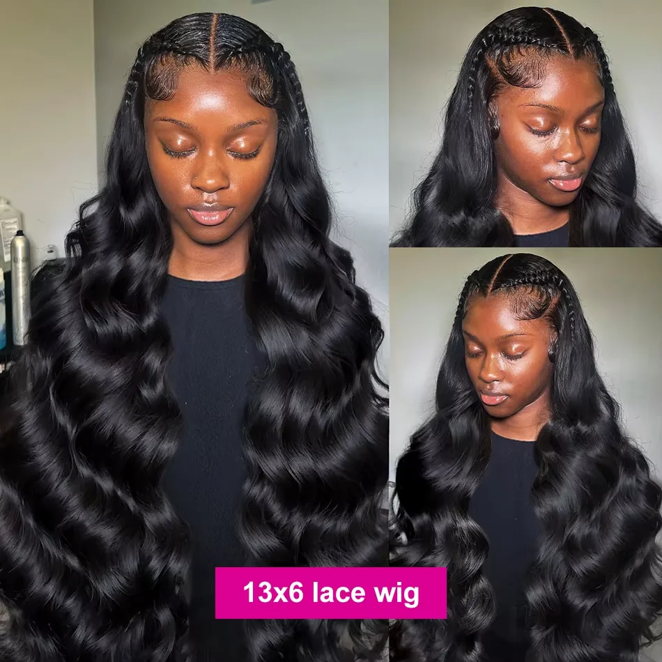 HD شفاف 13x6 الجسم موجة الدانتيل أمامي خصلات الشعر المستعار الإنسان البرازيلي مجعد 5x5 إغلاق غلويليس الدانتيل شعر مستعار أمامي للنساء السود