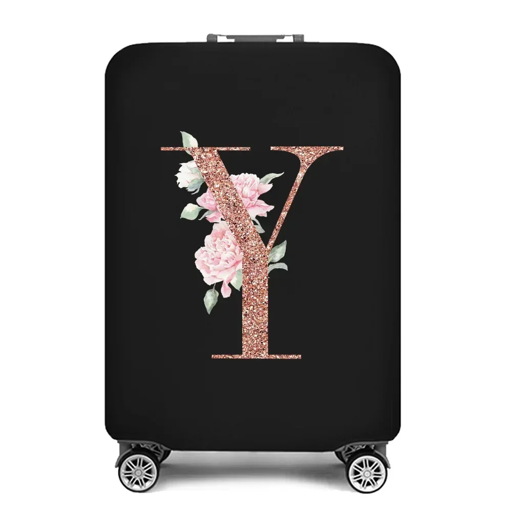 Rose Gold Series Stretch Luggage Covers 18-32 Protector Travel Luggage Suitcase Protective Cover Dust Covers Travel Organizer