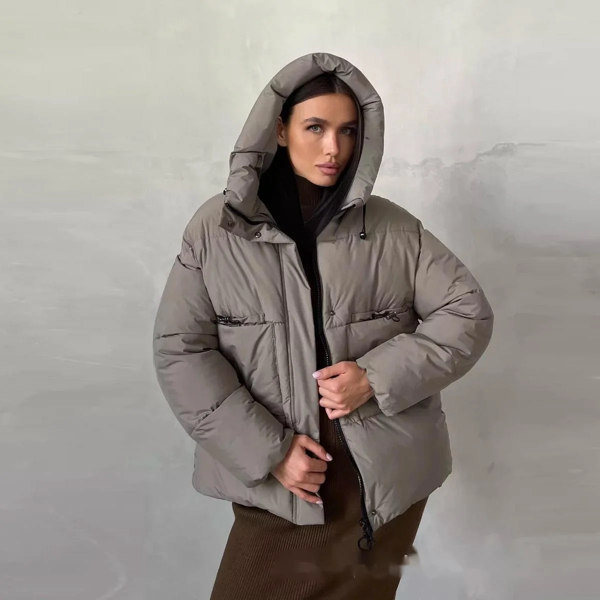 

2024 Women's Winter Down Jacket Casual and relaxed Women's Down Jacket Thickening Coats Cotton Bread Jacket New Women's Clothes