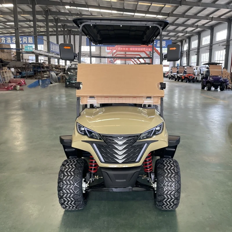 New Trending Luxury 4 6 8 Passenger Golf Cart 48V 72V Off Road Utility Vehicle Golf Cart Golf Push Cart