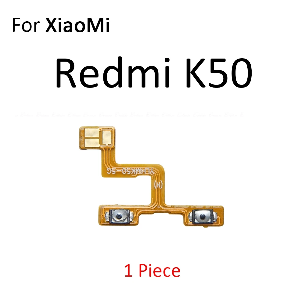 Power On Off Button Volume Switch Key Control Flex Cable Ribbon For Xiaomi Redmi K50 K50i K60 K60E K70 K70E Pro Gaming Ultra 5G