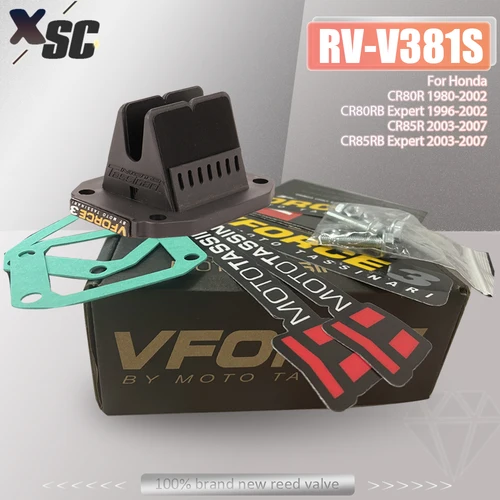 Kit de válvula de lengüeta v-force 3 V381S para motocicleta Honda CR80 CR85 VForce CR 80 85 Palheta Derbi EBE EBS D50B0, accesorios para Motocross