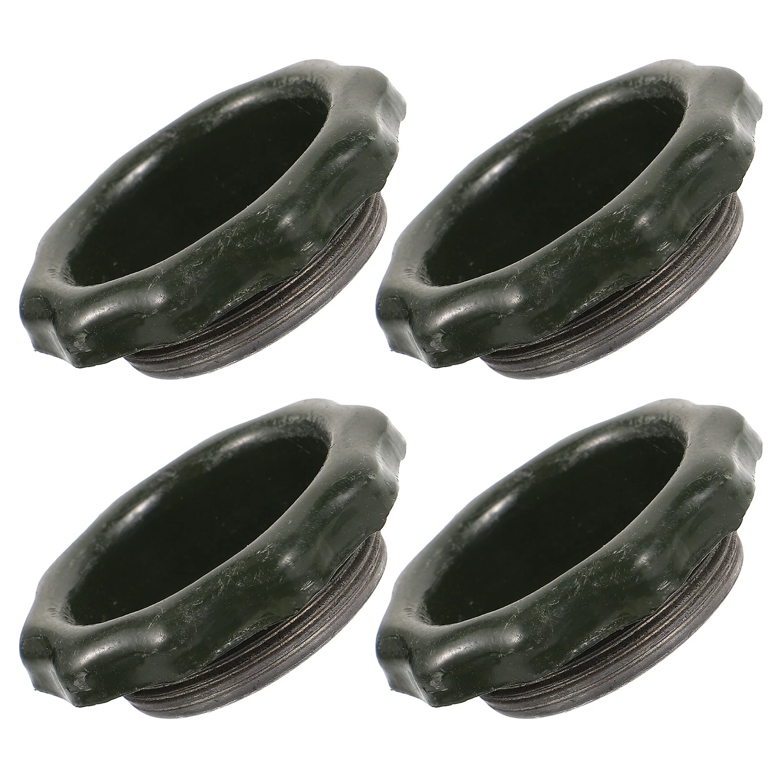 

4pcs Gas Can Lids Oil Tank Sealed Caps Reusable Threaded Covers Leak Proof Durable Corrosion Resistant Screw On Gas Barrel