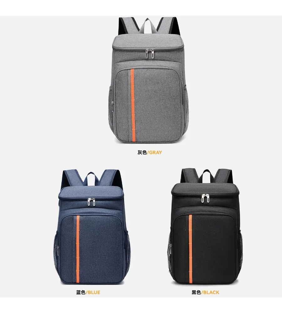 Insulated Cooler Backpack Leakproof Thermal Bag for Delivery Picnic and Outdoor Activities