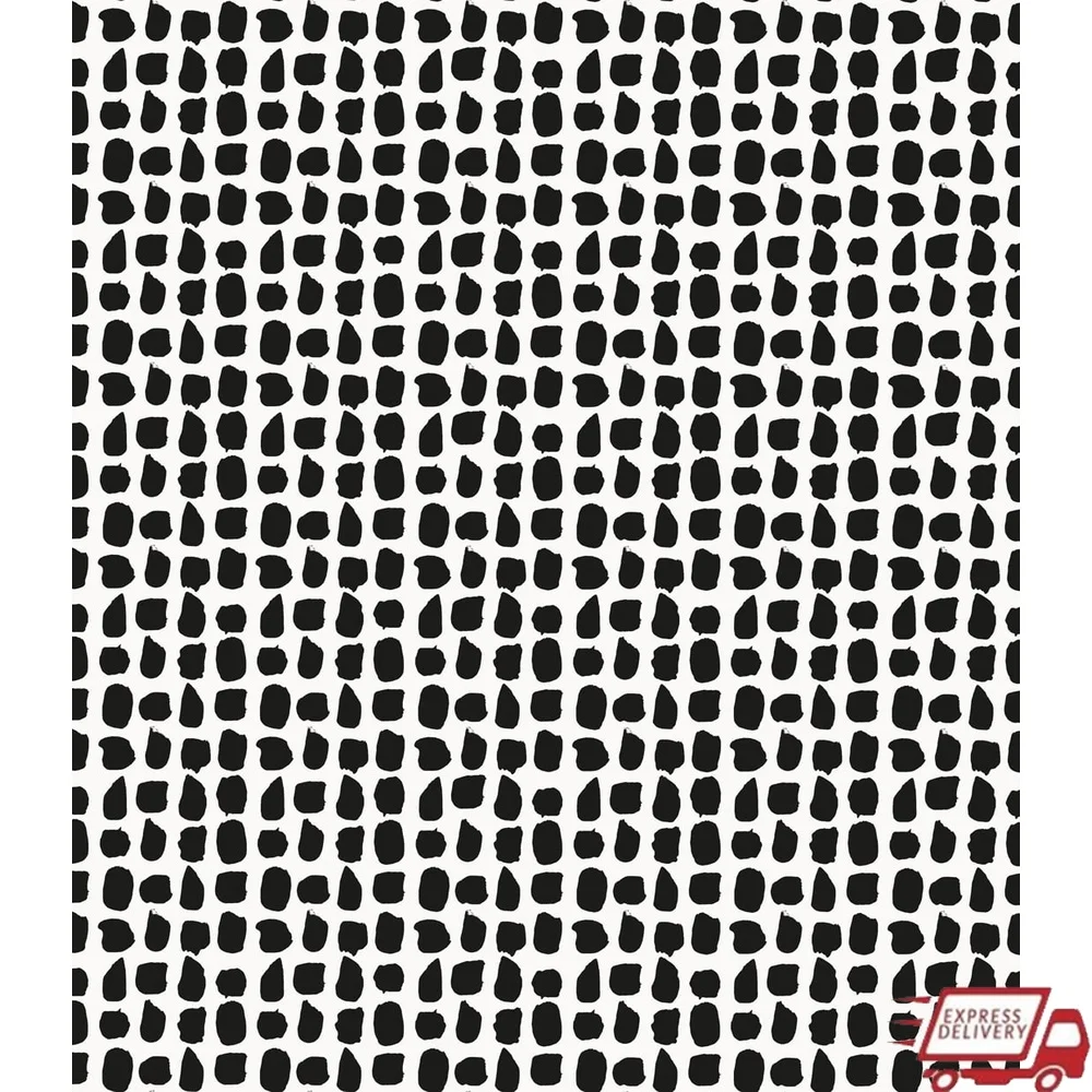 

Обои в черно-белый горошек, 13,35 кв. футов, съемный домашний декор своими руками, мгновенная трансформация, легкое нанесение