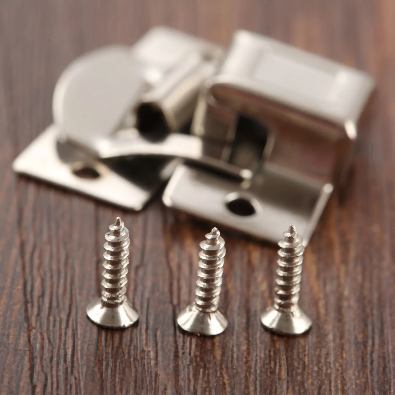 10 pz scatola chiusura a scatto Hasps 34*30mm scatola d'argento confezione regalo valigia fibbie attiva/disattiva chiusura a scatto chiusura a scatto Hardware per mobili