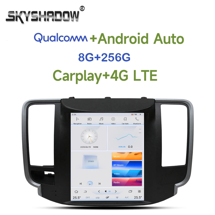 

Tesla Qualcomm Carplay автомобильный DVD-плеер Android 11,0 8G + 256G 4G SIM GPS РАДИО wifi Bluetooth для Nissan Teana J32 Maxima 2008-2012