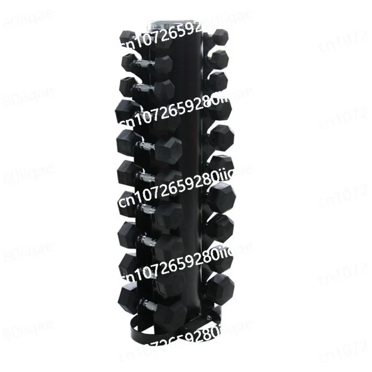 رف الدمبل في صالة الألعاب الرياضية رف الدمبل العمودي 10 تخزين رف الدمبل بعمود مخالف #1