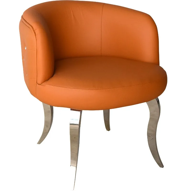 

Metal chair, stainless steel lounge chair, single living room sofa chair