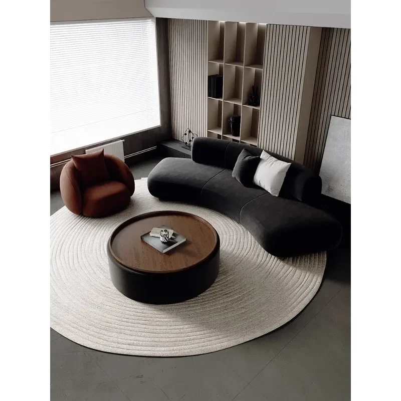 Light luxury curved sofa beauty salon clothing store office rest area reception and negotiation B & B hotel