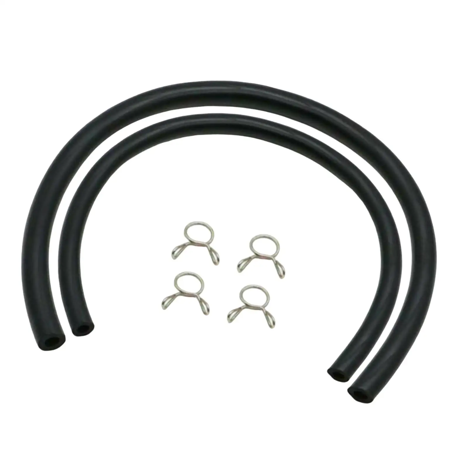 Reliable Rubber Fuel Tank Gas Line Hose with Clips Oil Pipe for 125CC 150CC Motorcycle Maintenance Parts