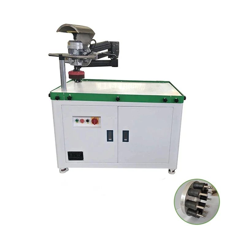 Factory made manual deburring machine with two grinding heads