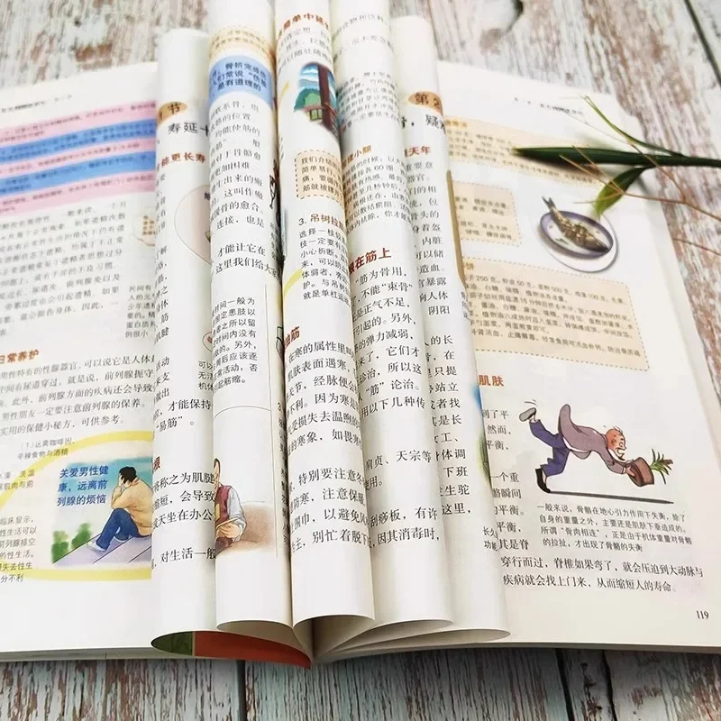 Talking about Health From Head To Toe, Illustrated in Color, Traditional Chinese Medicine Health and Body Care, Huangdi Neijing