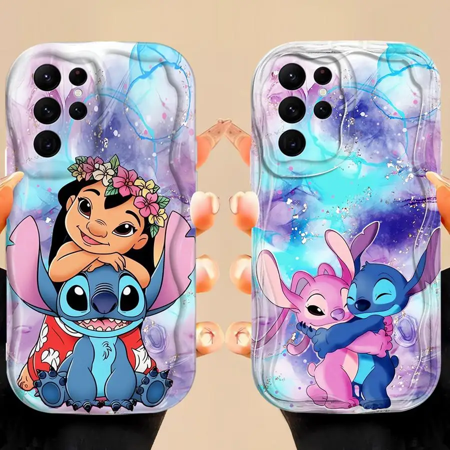 Casing untuk Samsung Galaxy S20 FE S22 Ultra S25 Plus S25 Ultra S21FE S23ultra S23 S24 TPU Lembut Jahitan Disney Lucu