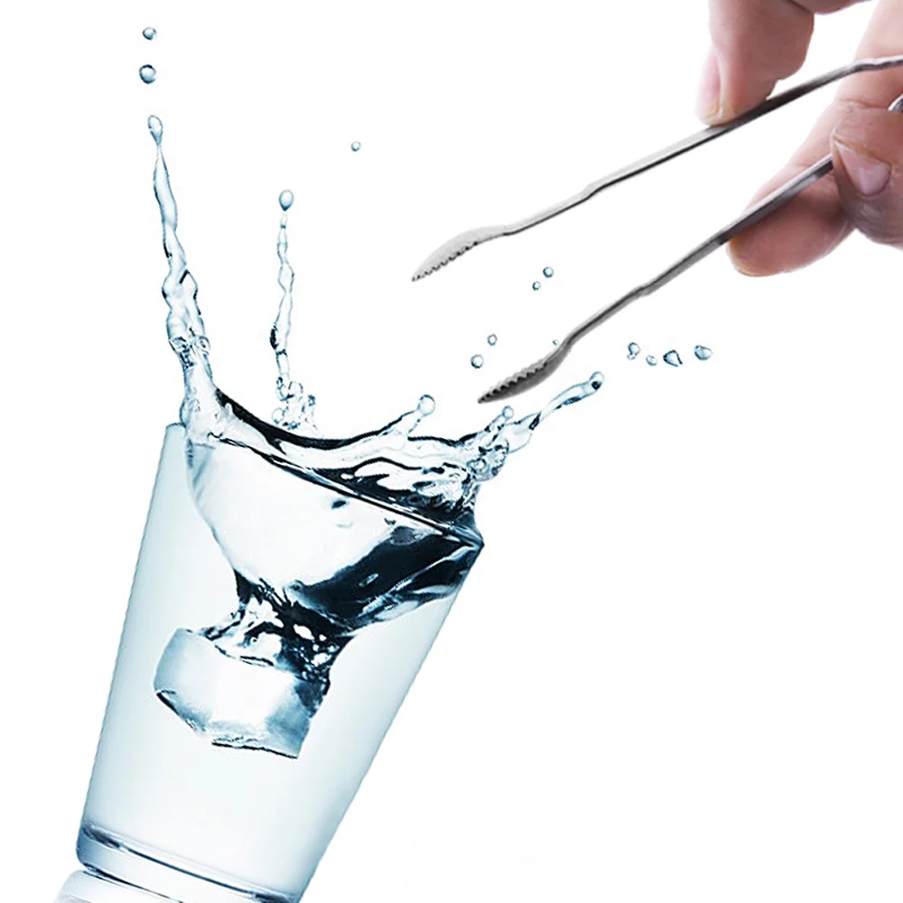 

Маленькие щипцы из нержавеющей стали для чая, десертов, кофе, еды, кухонные принадлежности, щипцы для сахара, щипцы для льда