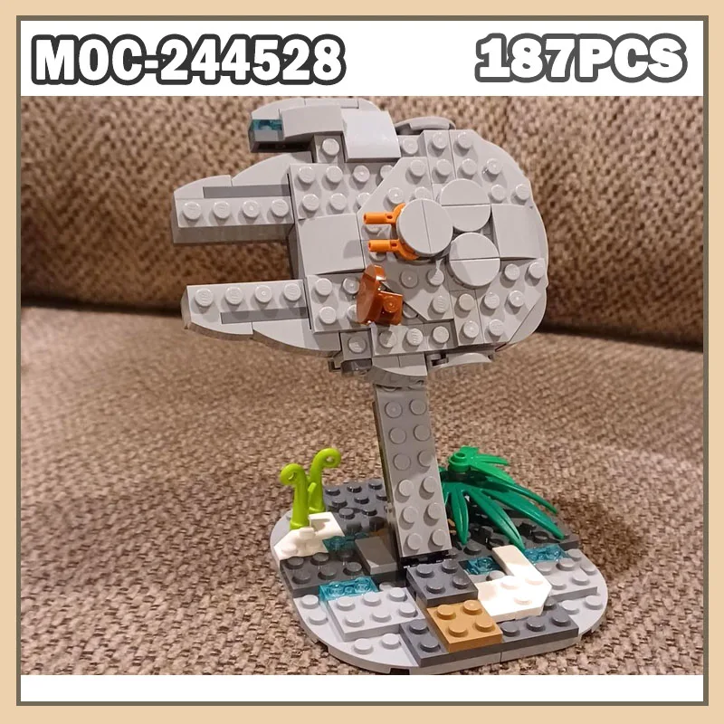 

MOC-244528 MOC пряничная серия, мини-строительные блоки, космический корабль, модель космической войны, кирпичи, сборные игрушки, креативные, 187 шт.
