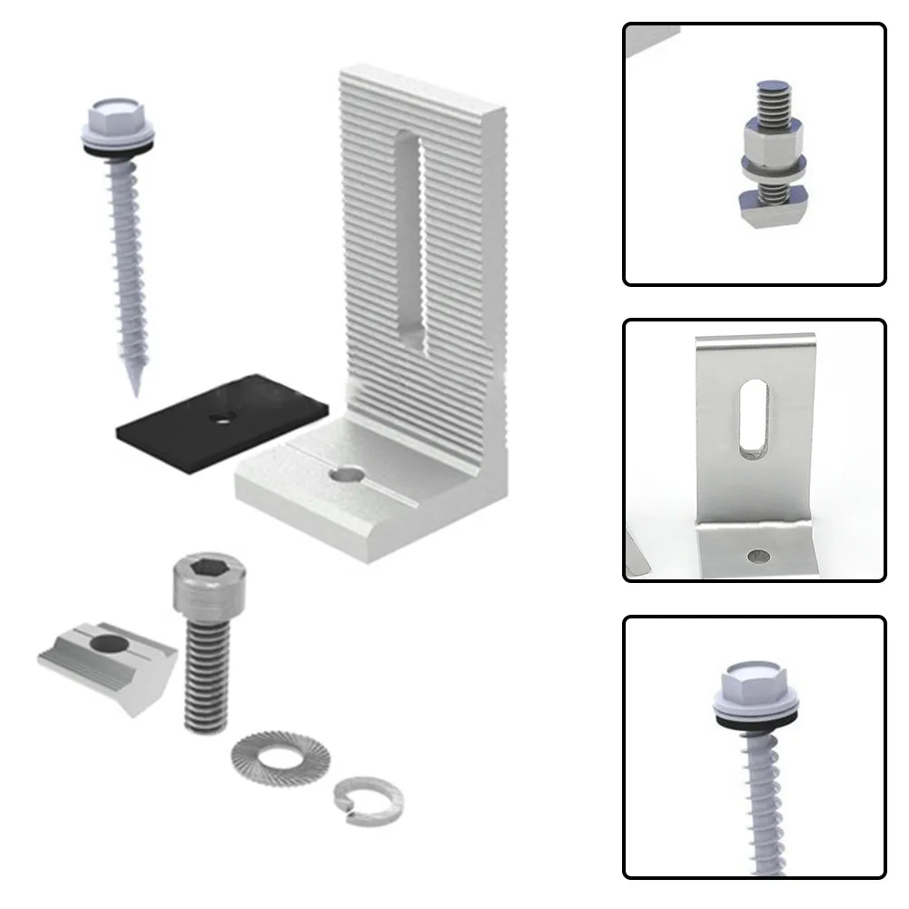 

Long lasting Mounting Solution with Aluminum L Type Panel Mounting Bracket for Solar Modules Sturdy Construction
