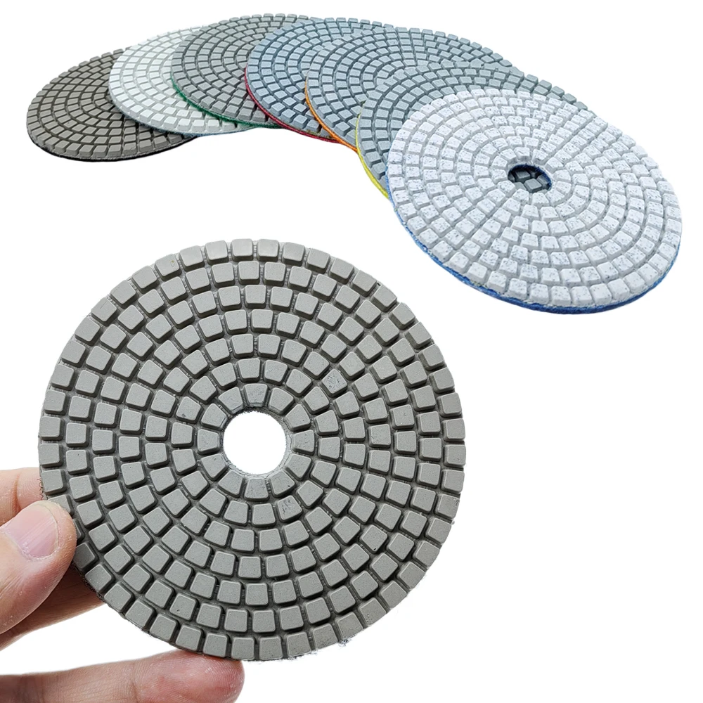 80mm 100mm Diamond Polishing Pad 3\