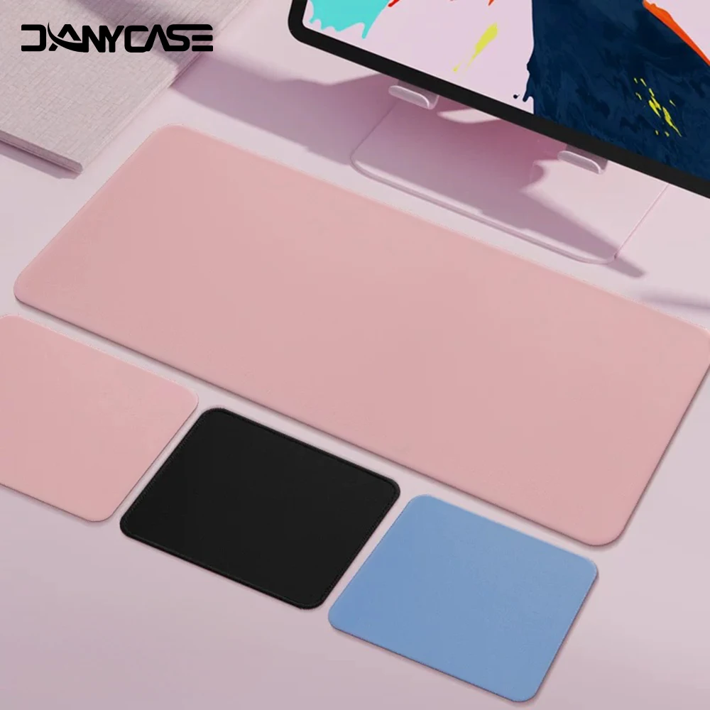 Creative Universal Anti-slip Mouse Pad Leather Gaming Mice Mat New Desk Cushion Fashion Comfortable For Laptop PC MacBook