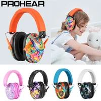 PROHEAR Protectores auditivos para niños, orejeras de seguridad con ruido para niños, autismo, niños pequeños, lectura, sueño, orejeras ajustables NNR 25dB