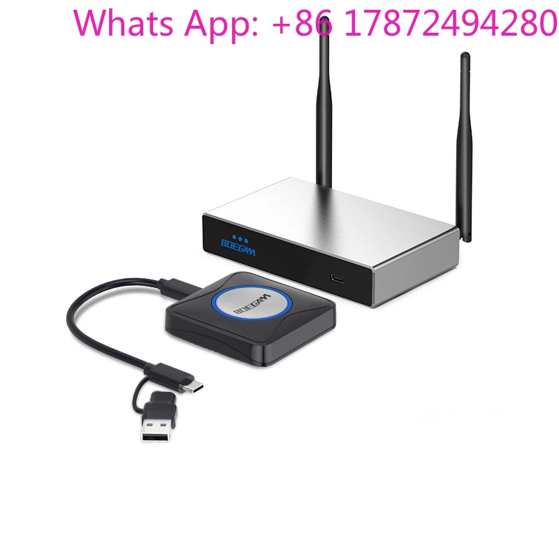 

Беспроводная система для презентаций 4K с поддержкой Airplay, Miracast, DLAN и функцией беспроводного дублирования экрана для нескольких устройств