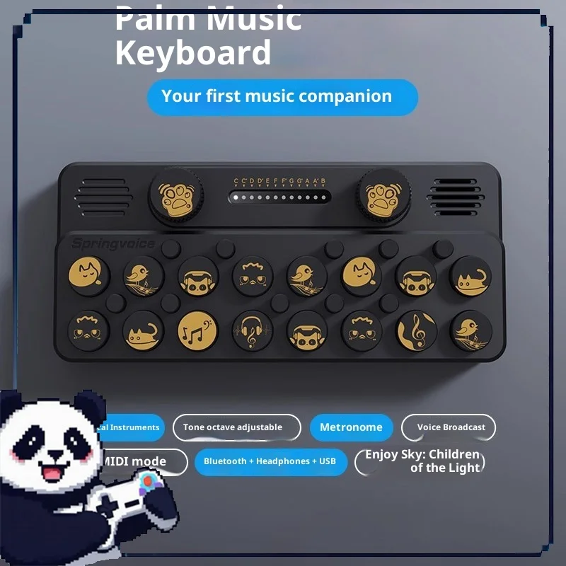 

EasyPlay Custom Pocket Music Keyboard Wireless Bluetooth Electronic Piano MIDI Instrument Electronic Components Festival Gifts