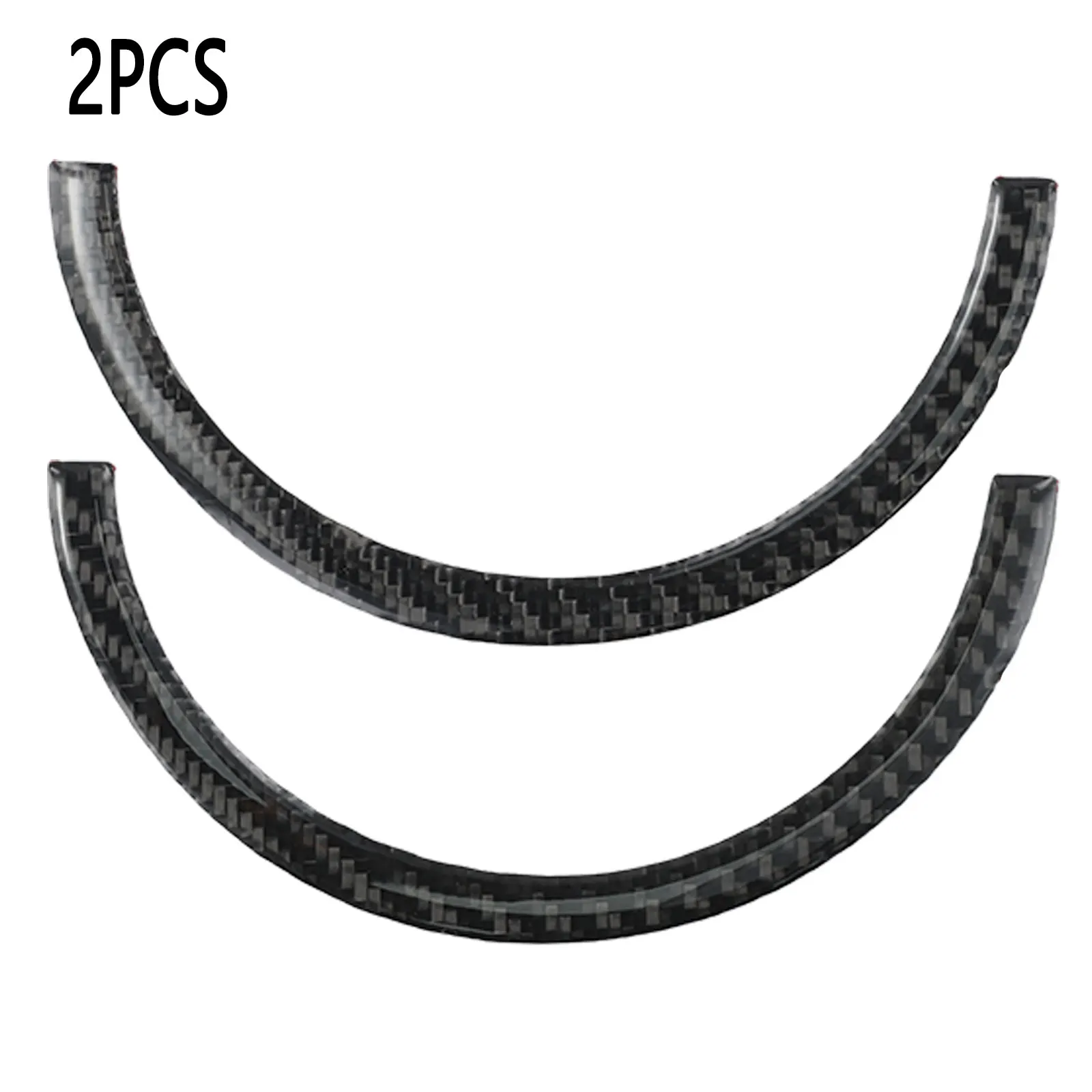 Inner Handle Panel Transform Your For Fiat 500\\\\\\\\\\\\\\\'s Interior with Carbon Fiber Door Handle Panel Trim Cover (2Pcs)