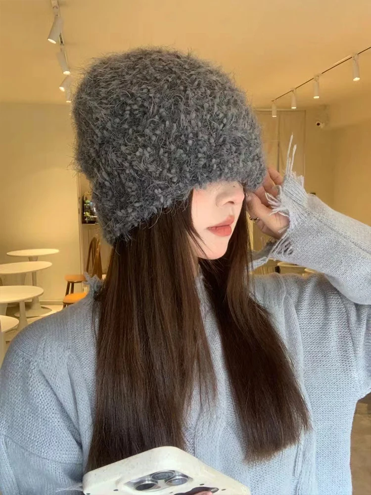 Wintermützen mit Ohrenschutz für Damen und Herren, warme Beanies, Outdoor-Skimaske, Ohrenschützer, Damen-Skullies-Mützen, Gorros – Detail 9