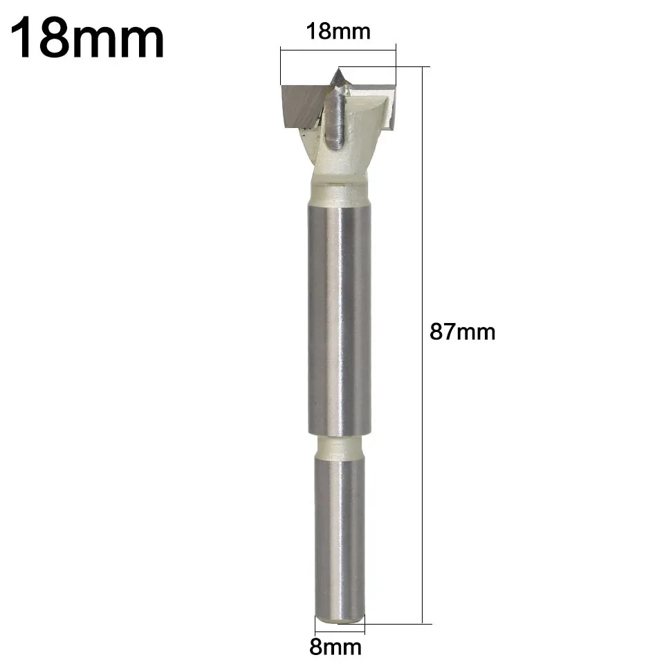 1PC 15mm-32mm Forstner Tips Drill Bits Woodworking Tools Hole Saw Cutter Hinge Boring Round Shank Tungsten Carbide Cutter