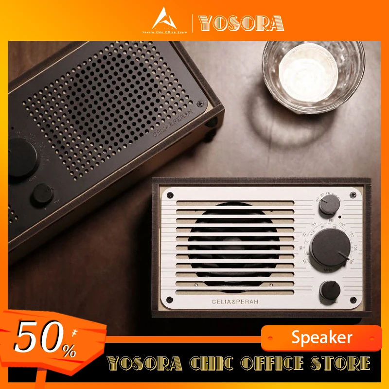 Celia & Perah R1 R2 Speaker Wireless Bluetooth Diy Speakers Portable Audio Customize Retro Sound Radio Video Outdoor Speaker