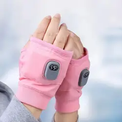 Hand Warmers Mittens Electric Heated Gloves Heater Rechargeable USB Reusable Winter Warm Heating Laptop for Women Men