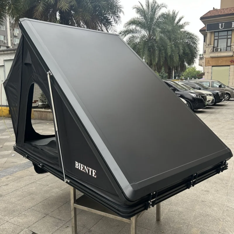 호주 경량 맞춤형 알루미늄 루프탑 텐트 사다리 포함 야외 방수 하드 쉘 자동차 루프탑 텐트