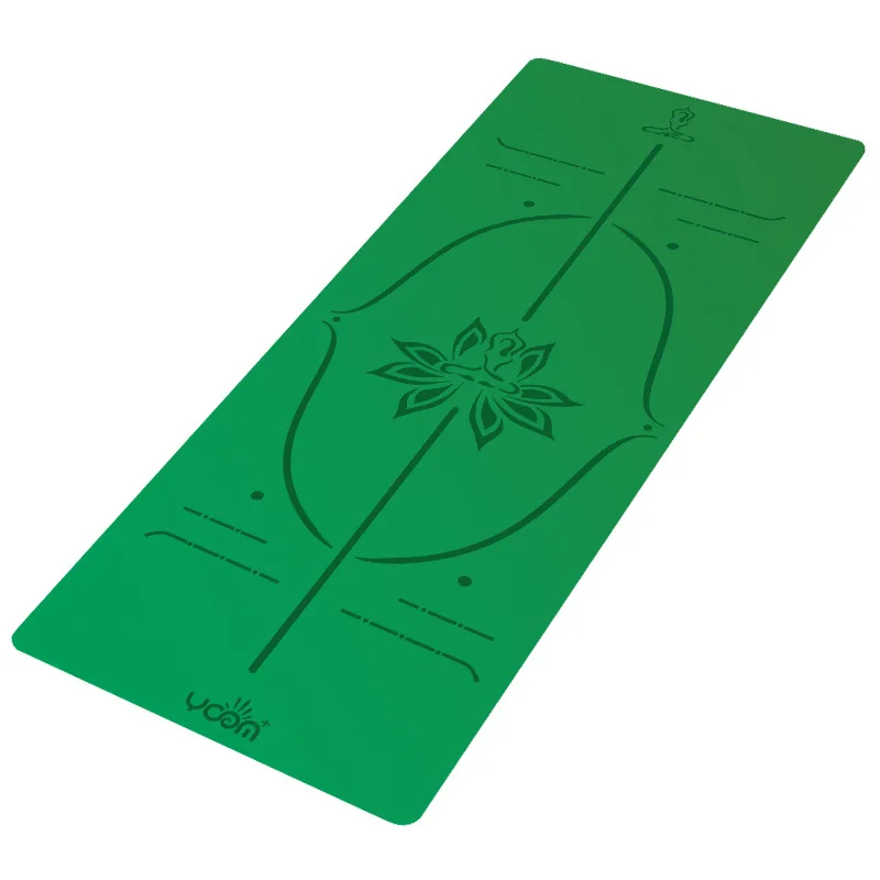 

‌2025 Professional Natural Rubber Yoga Mat - Custom Non-Slip Home Fitness Mat with Alignment Guide Lines‌ ‌