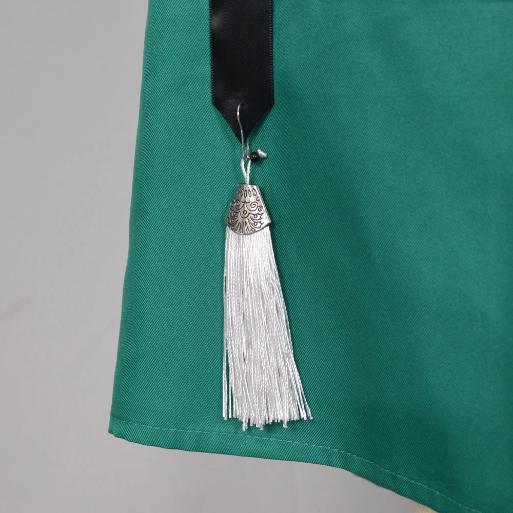 Anime Witch Hat Atelier Coco Cosplay Outfit Green Cloak Uniform Full Set With Hat Socks For Halloween Costume Party Role Play - Image 5