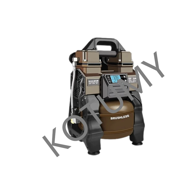 220 V 1200 W Tragbare Holzbearbeitung Luftpumpe Kleine Luft Kompressor Geräuscharm Spray Malerei Luftpumpe Hochdruck Öl-frei