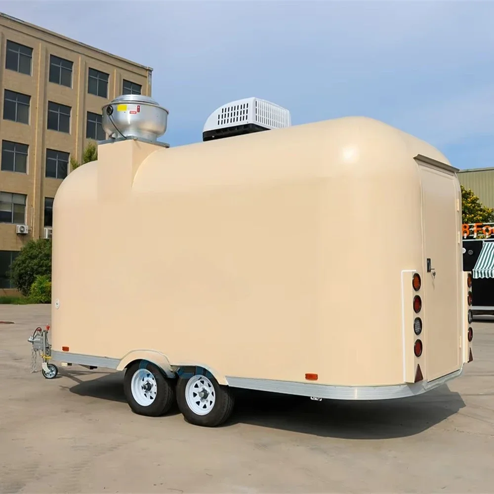 Outdoor mobile beer ice cream coffee carts, food trailers, and fully equipped facilities