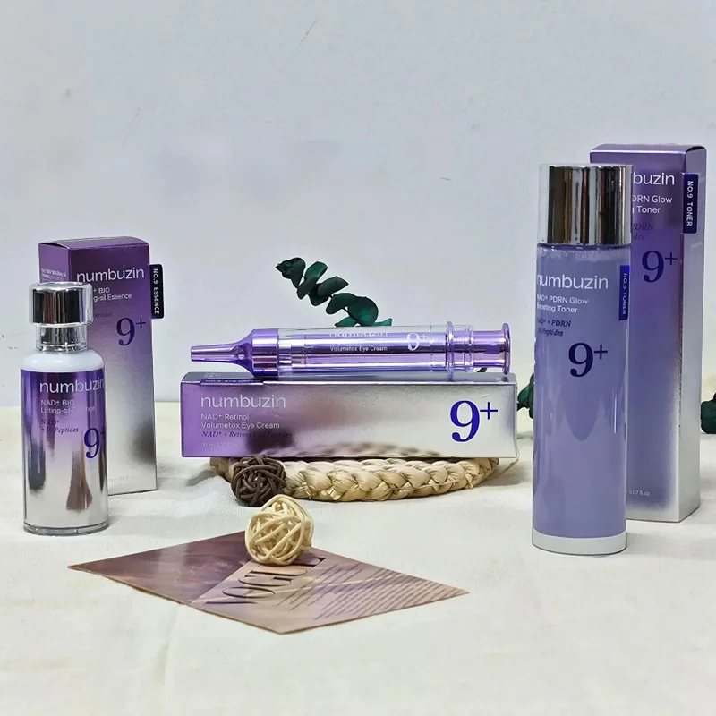 

Numbuzin No.9 NAD+ BIO Lifting-Sil Full Face Mask PRDN Glow Boosting Toner Essence Moisturizing Fade Fine Lines Skincare