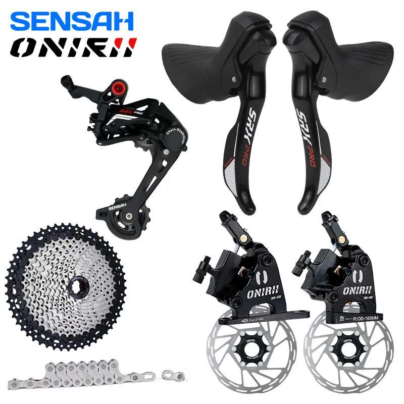 SENSAH SRX PRO 1x11 Speed Road Gravel Bike Groupset Shifter + Rear Derailleurs + Cassettes + Chains Cyclo-Cross Bikes SRAM New