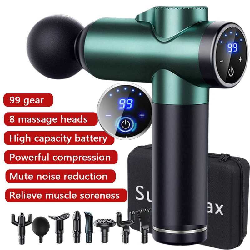 99 Gear Neuk Massage Gun Adult Massager for Body Electric Massage Device Back and Neck Fitness Equipment Vibrator Masajeador Gym