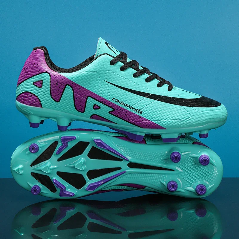

New Men Outdoor Football Boots Professional Long Spikes Soccer Shoes Ultralight Wholesale Training Comfortable Cleats Grass