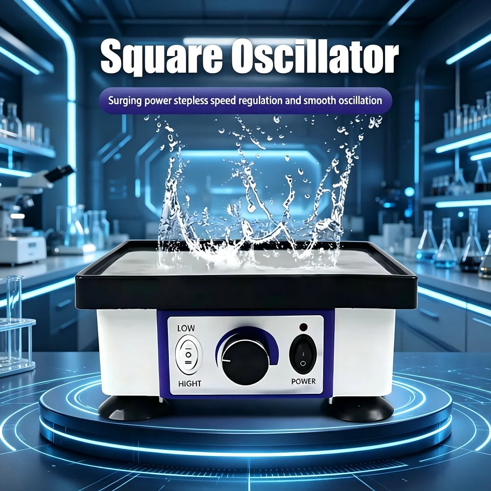 120w Square Dental Vibrator Variable Speed Lab Shaker Oscillator Vibrating Machine To Make Various Plaster Models