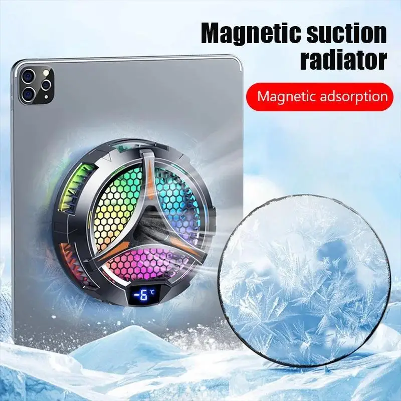 

Magnetic Cooler Cooling Fan Radiator for Dedicated Tablets LED Display Radiator Cooler System Cool Heat Sink For iPad