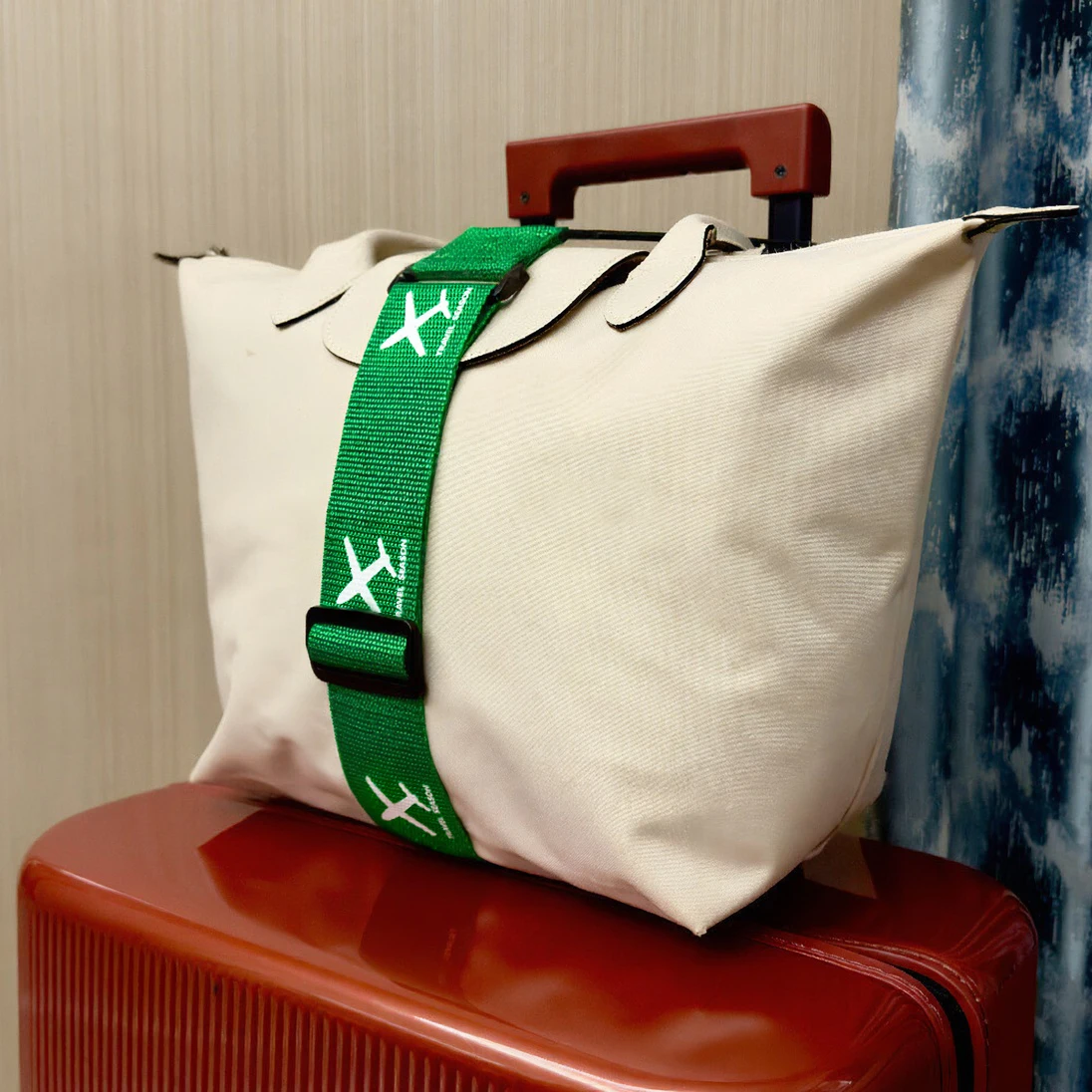 Flugzeugmuster Gepäckgurte Taschen-Bungee-Gurte Verstellbare Kofferriemen, Reisekoffer Elastische Gurte Gepäckzubehör – Detail 6