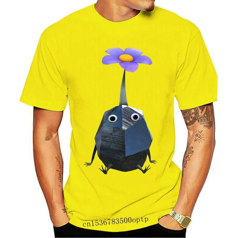 

Новая мужская коричневая футболка Pikmin Ro, женская футболка, повседневная хлопковая удобная модная футболка, устойчивая этильная футболка